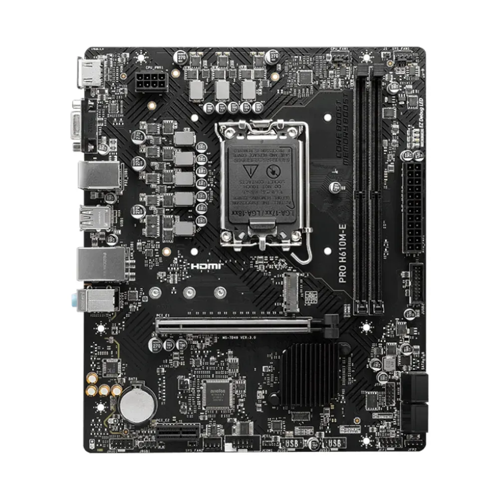 MSI PRO H610M-E DDR5 Motherboard