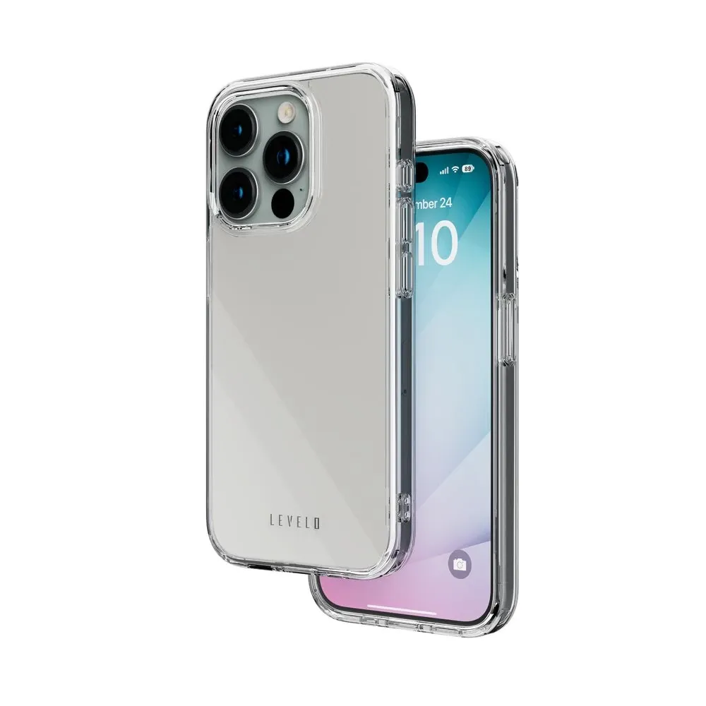 Levelo Clara Clear Case - iPhone 15 Pro / Clear