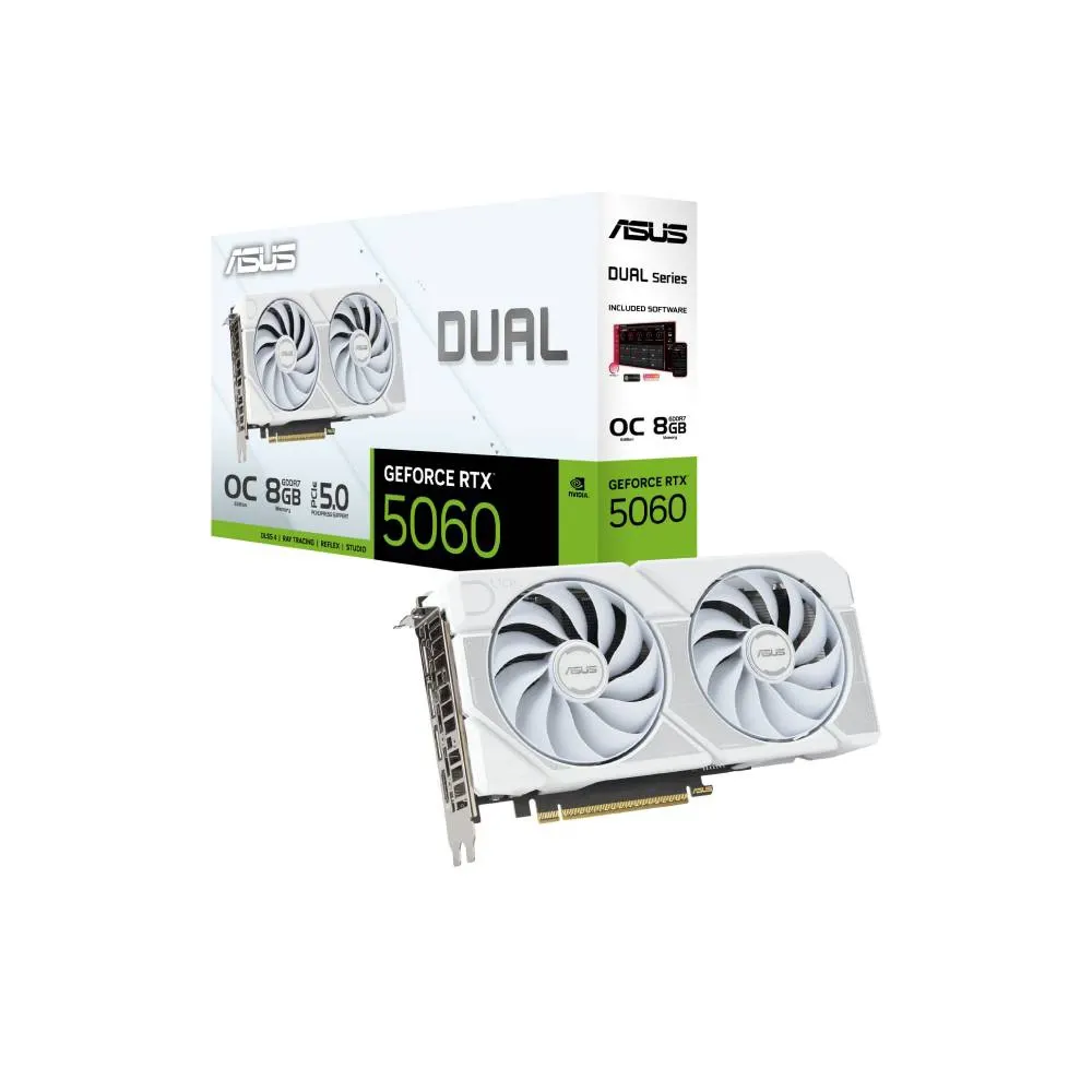 Asus Dual Geforce Rtx 5060 Oc 8gb Graphic Card