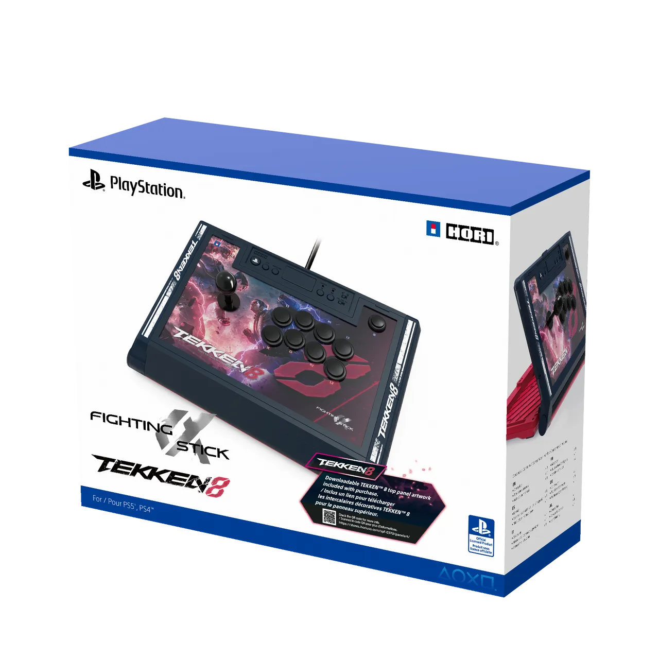 Hori Fighting Stick (Tekken 8 Edition) For Playstation5, Playstation4