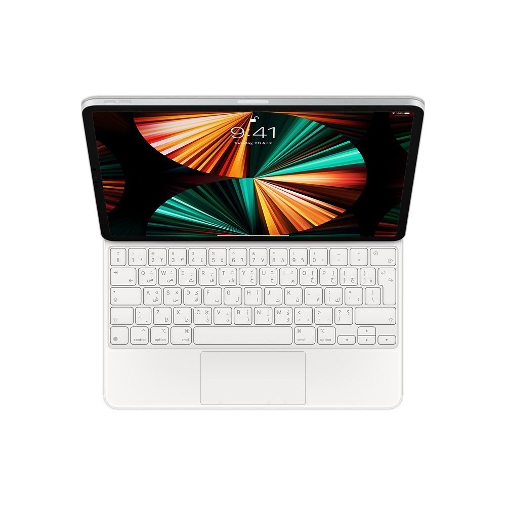 Apple Magic Keyboard for iPad Pro 12.9-inch 5th Gen Arabic - White
