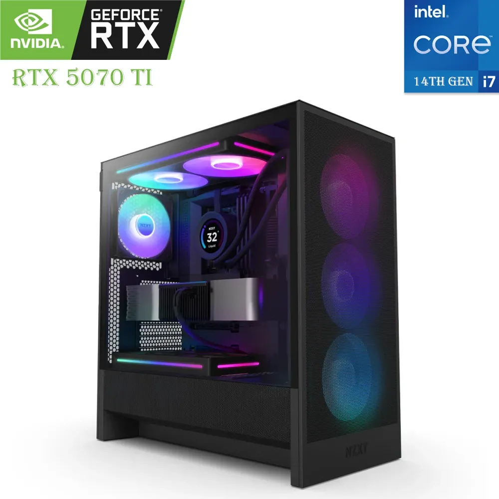 High-Performance Gaming PC - Intel Core i7 14th Gen, RTX 5070 Ti