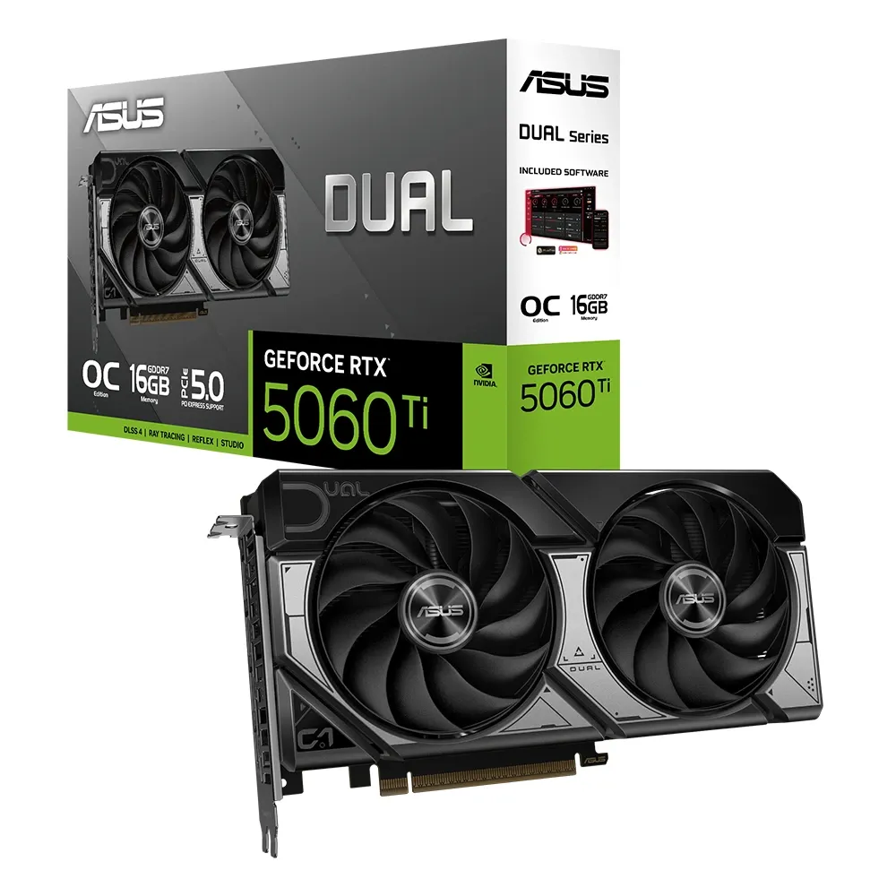 Asus Dual Geforce Rtx 5060 Ti 16gb Oc Graphic Card