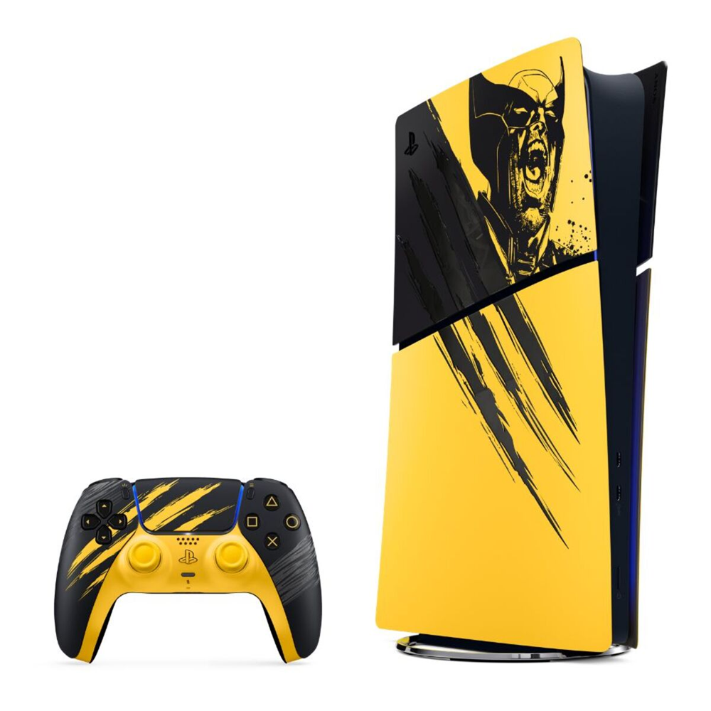 Pre-order Sony Playstation5 Digital Edition Console: Marvel’s Wolverine Battle Yellow Limited Edition Bundle​ - Yellow &