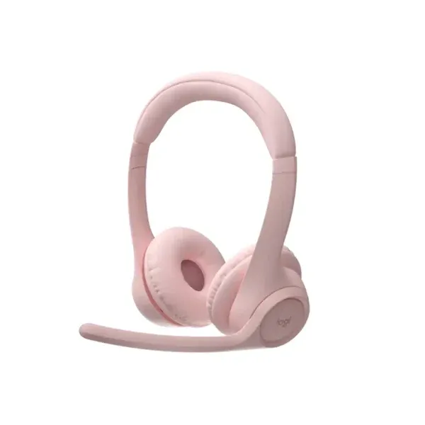 Logitech Zone 300 Rose Bluetooth Wireless Noise-Cancelling Headset (981-001412)