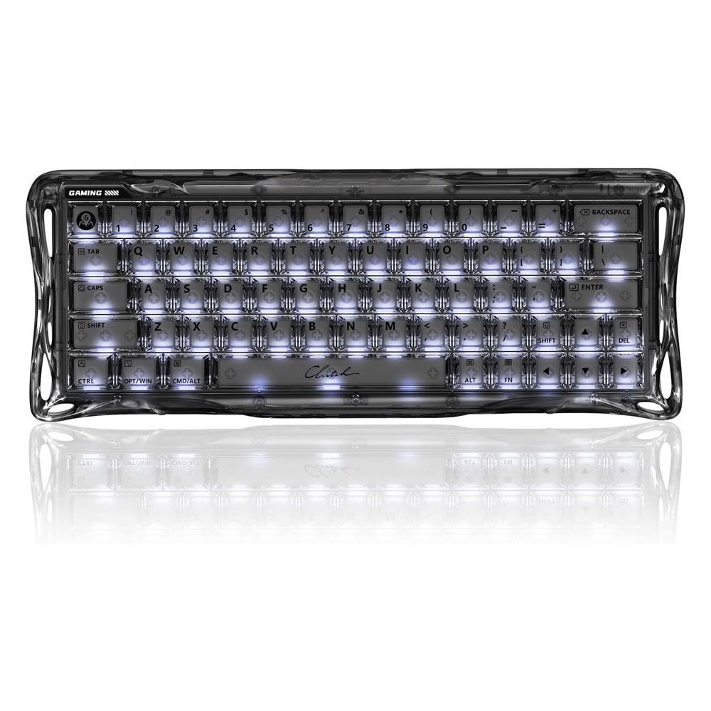 GravaStar Mercury V60 Gaming Keyboard Onyx Crystal