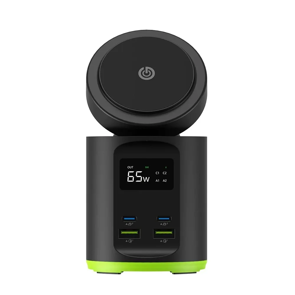 Goui Boost Wireless Desk Charger + Multiport 65W - Black | Fast ...
