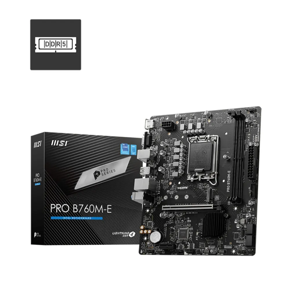 MSI PRO B760M-E DDR5 Motherboard