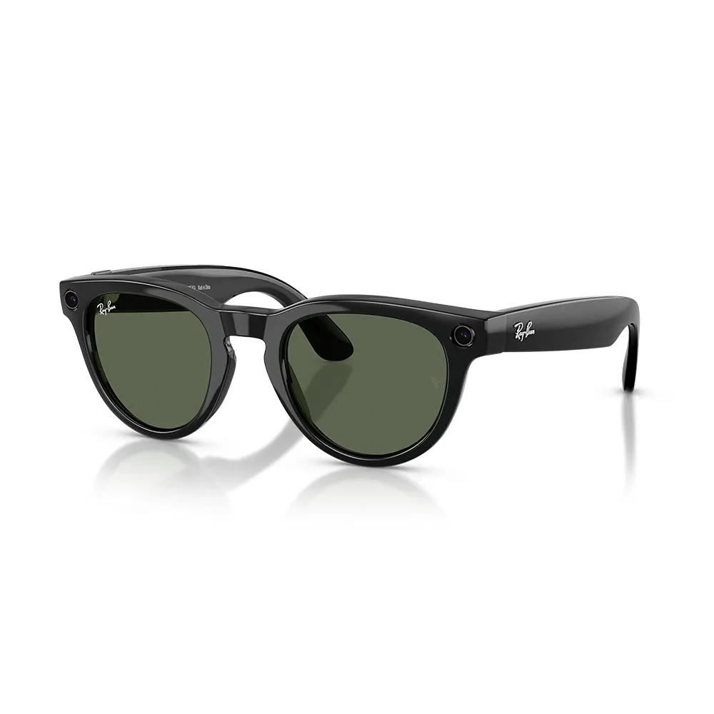 Ray-Ban Meta Skyler Gen 2 RW4014 Shiny Black Frame With G15 Green Lenses 601/7152