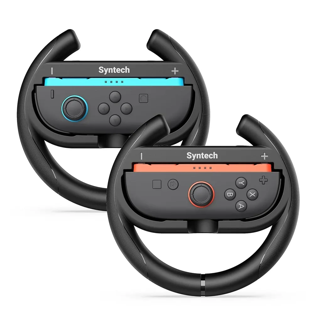 Syntech Steering Wheel for Nintendo Switch2 JoyCons (2 Pack