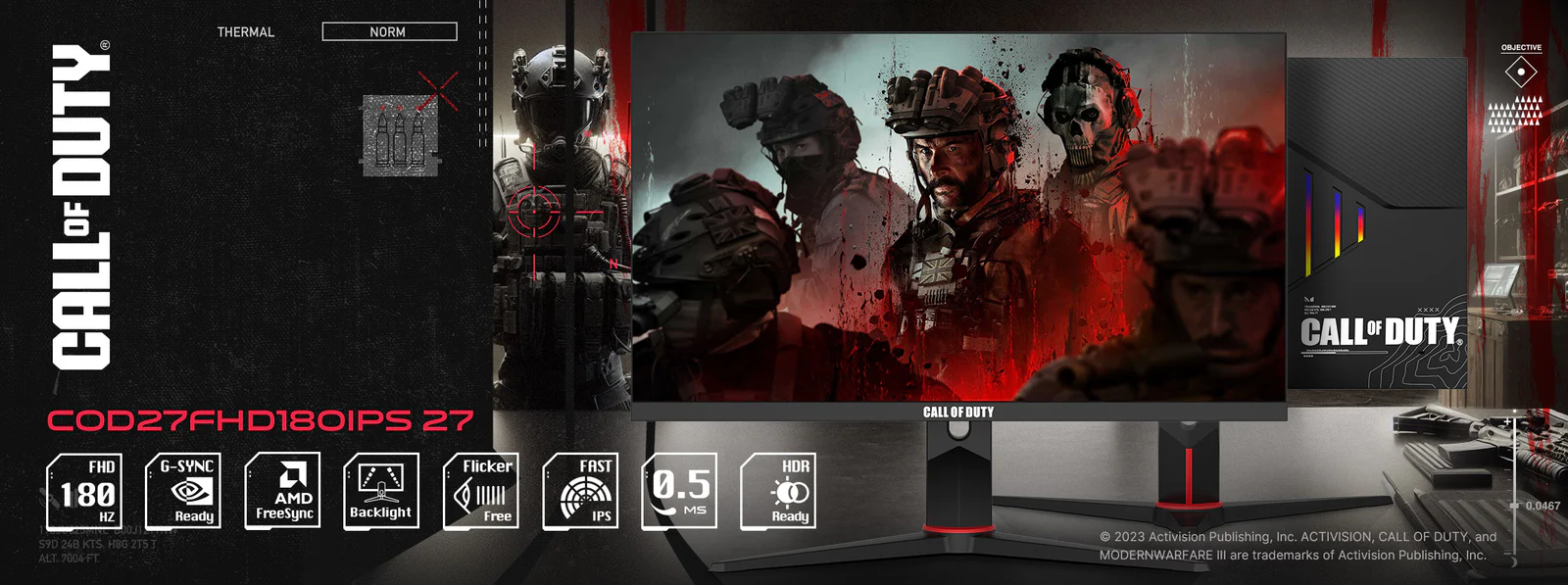 Gameon Call Of Duty (Cod) Cod27fhd180ips 27